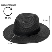 Chokore Chokore Summer Straw Hat (Black)