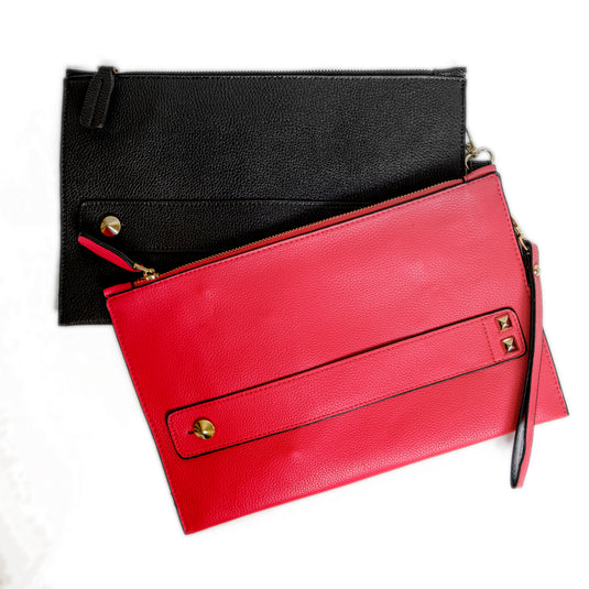 Chokore Chokore Vegan Leather Envelope Clutch (Black) 