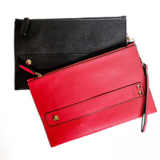 Chokore Chokore Vegan Leather Envelope Clutch (Red) 