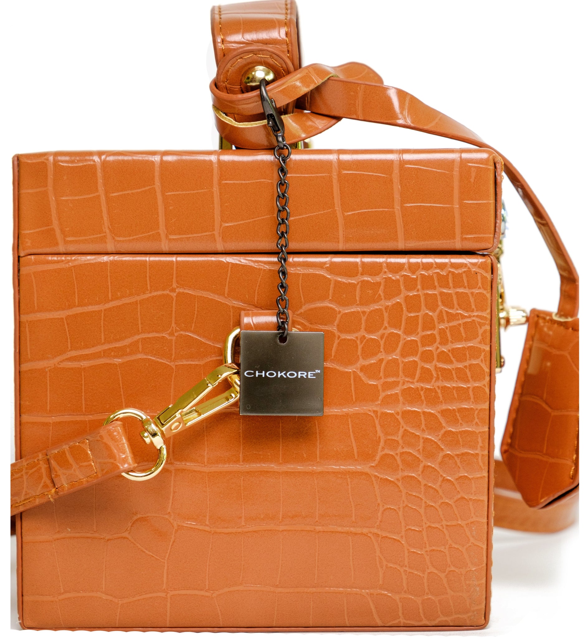 Chokore Box Handbag (Brown)
