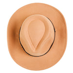 Chokore Chokore Cowboy Hat with Vegan Leather Belt (Camel) 