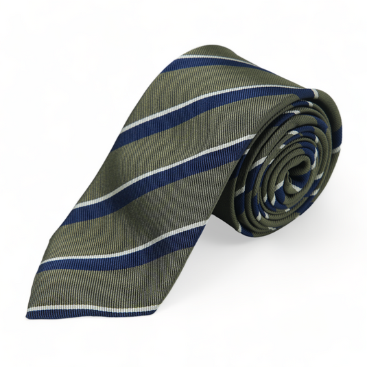 Chokore Repp Tie (Olive) Necktie