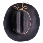 Chokore Chokore Cowboy Hat with Shell Belt (Black) 