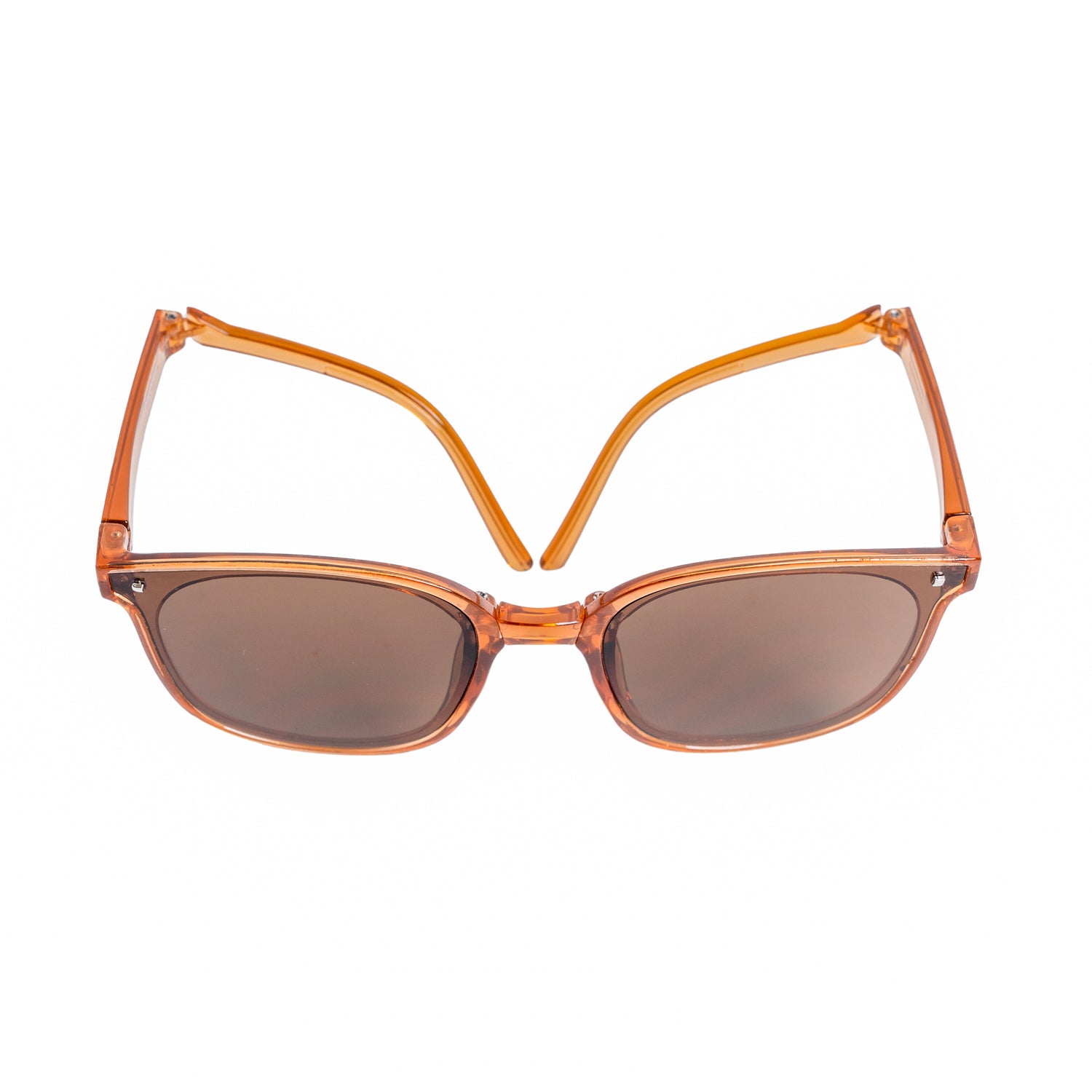 Chokore Stylish Folding Sunglasses with UV 400 Protection (Brown)
