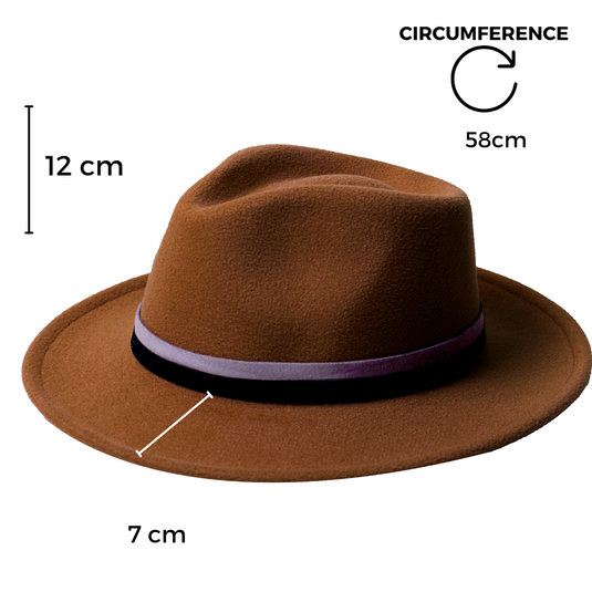 Chokore Vintage Fedora Hat (Butterscotch)