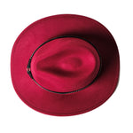 Chokore Chokore Cowboy Hat with Belt Band (Burgundy) 