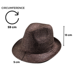 Chokore  Chokore Gentleman Fedora Hat (Gray)