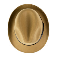 Chokore Chokore Vintage Fedora Hat with Short Brim (Camel)