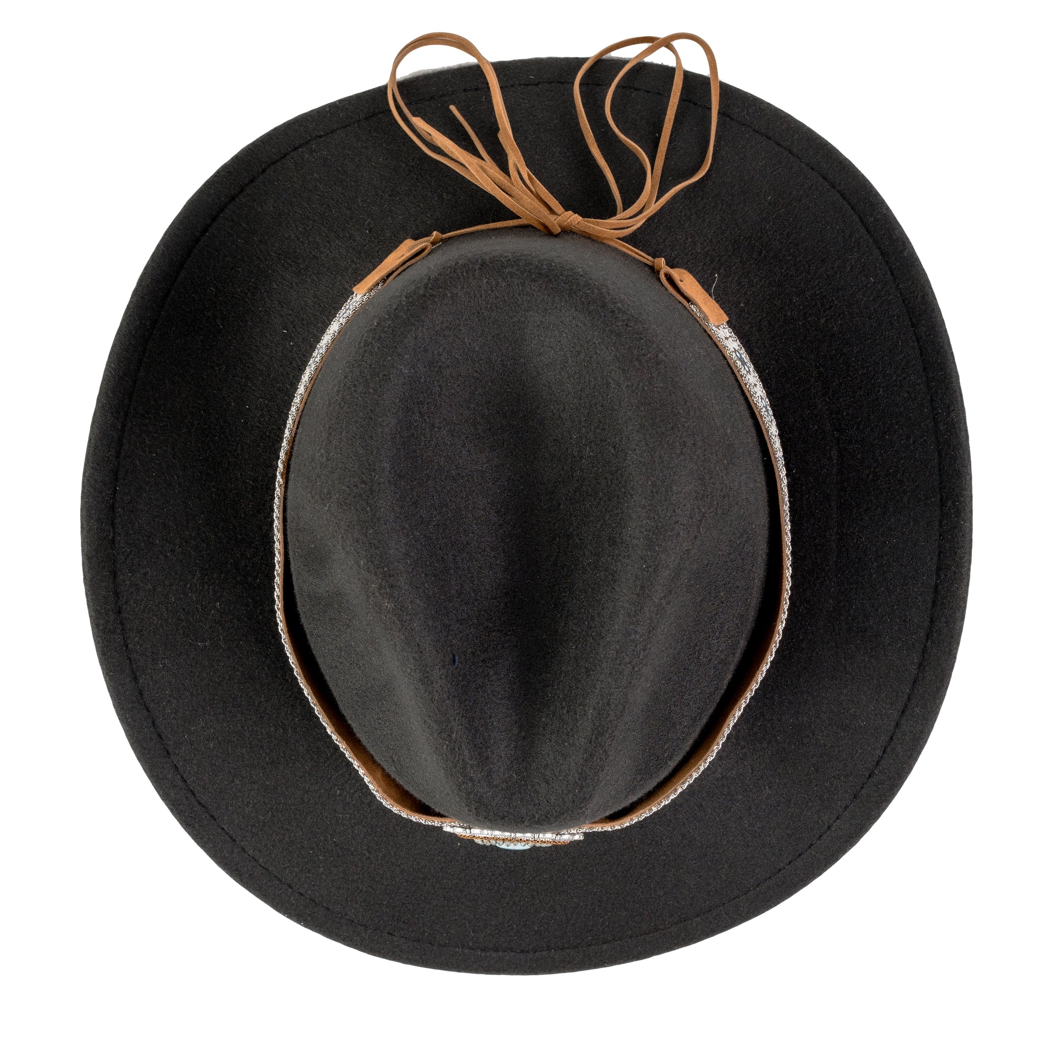 Chokore Ethnic Tibetan Cowboy Hat (Black)