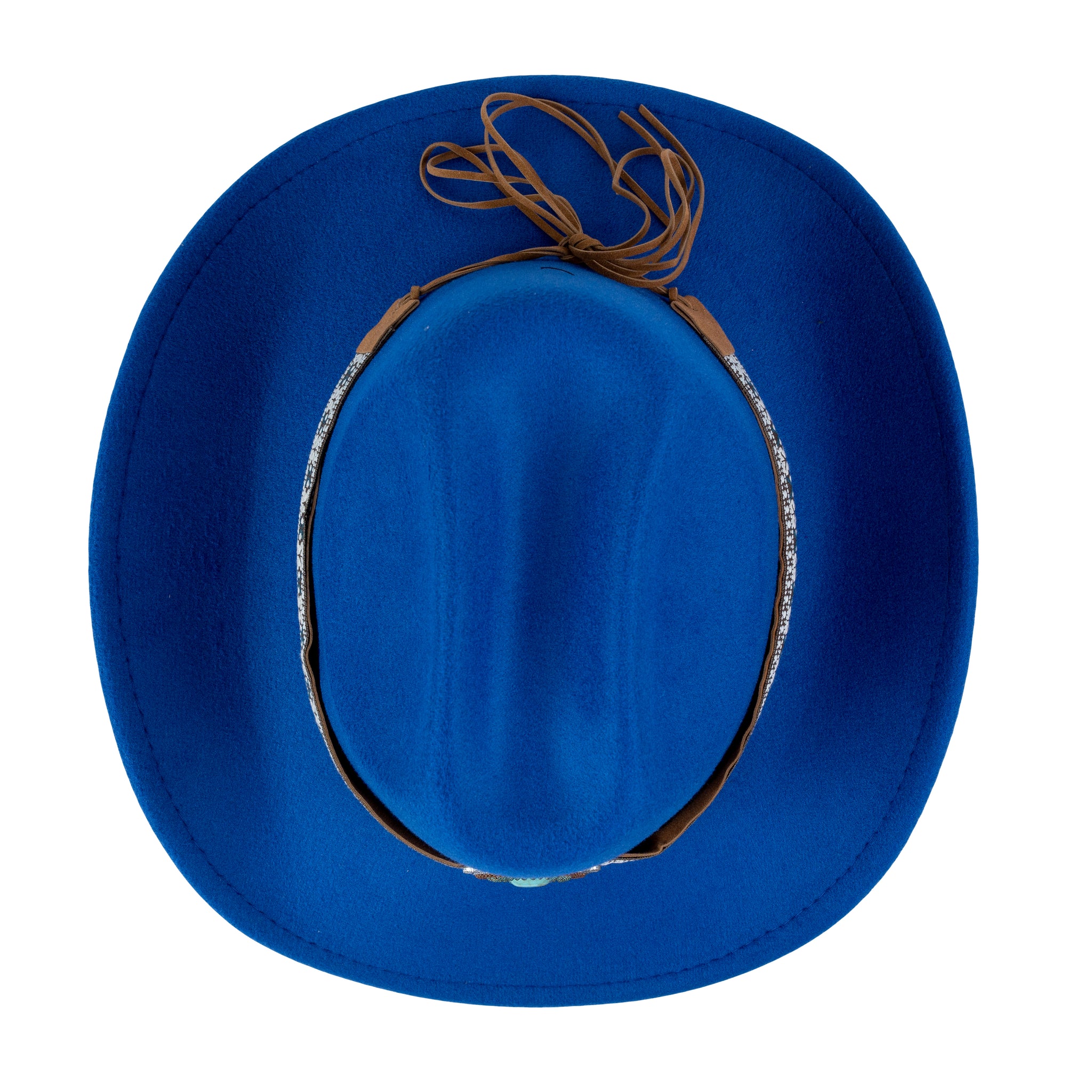 Chokore Ethnic Tibetan Cowboy Hat (Blue)
