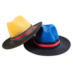 Chokore Chokore Double-tone Ombre Fedora Hat (Blue & Black) 