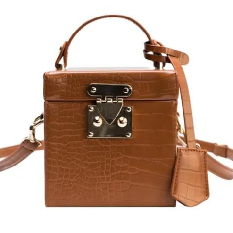 Chokore Box Handbag (Brown) - Chokore Box Handbag (Brown)