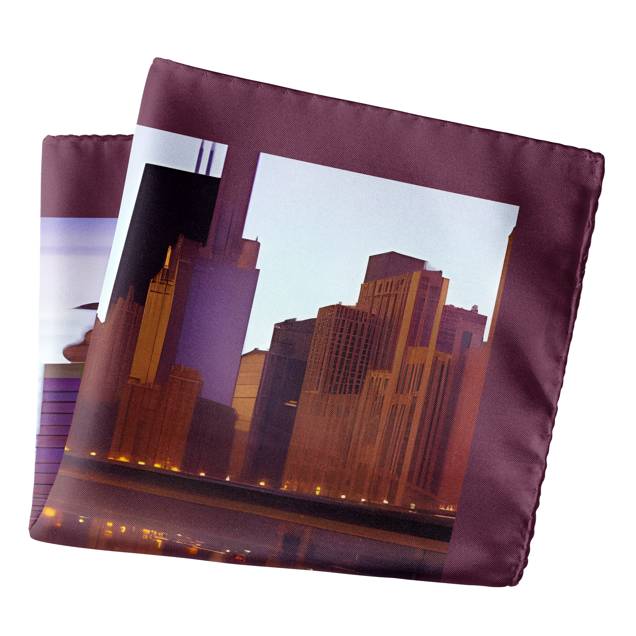 Chicago Skyline Pocket Square - Chokore Arte