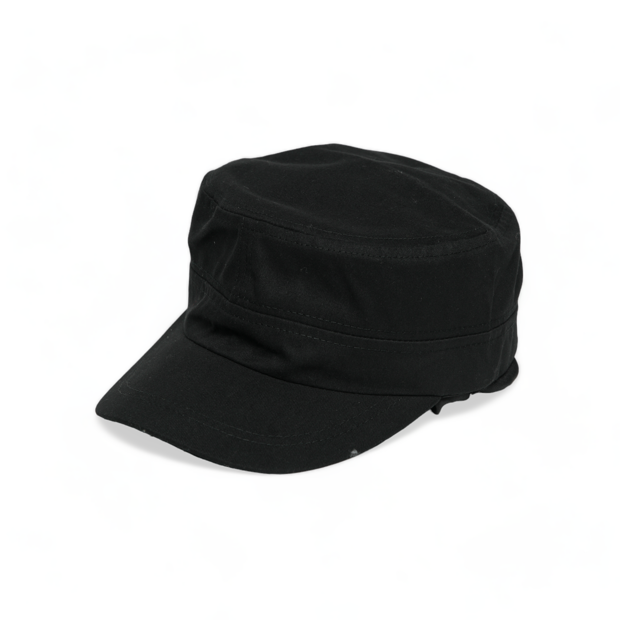 Chokore Flat Top Cotton Cap (Black)