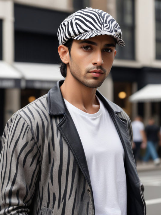 Chokore Cow print Baseball Cap (White)