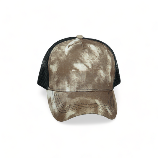 Chokore Tie-dyed Mesh Baseball Cap (Khaki)