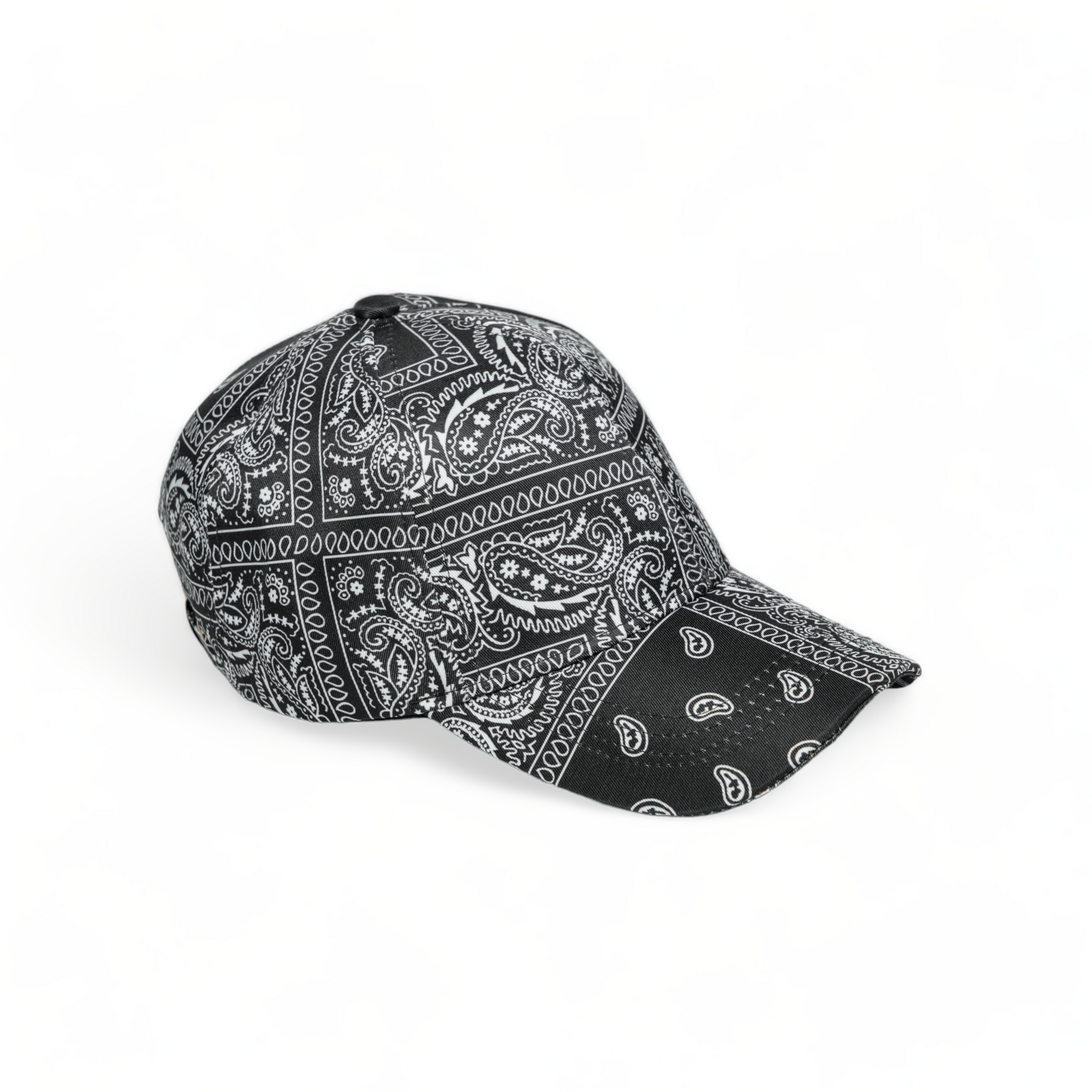 Chokore Paisley print Baseball Cap (Black)