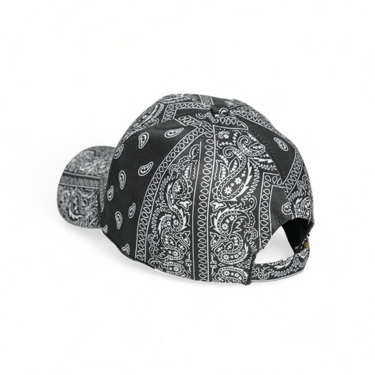 Chokore Paisley print Baseball Cap (Black)