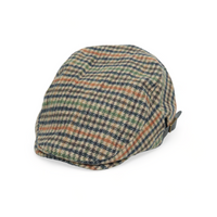 Chokore Chokore Houndstooth Ivy Cap with Adjustable Buckle (Blue)