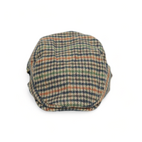 Chokore Chokore Houndstooth Ivy Cap with Adjustable Buckle (Blue)