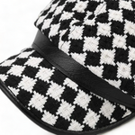 Chokore Chokore Vintage Checkerboard Beret Cap (Black & White) 