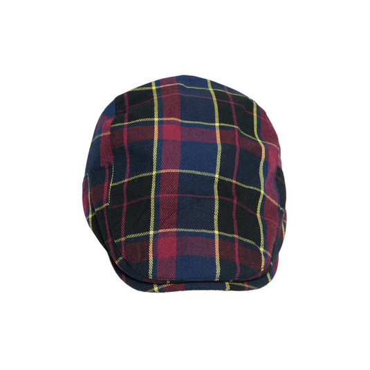 Chokore Classic Checked Ivy Cap (Navy Blue)