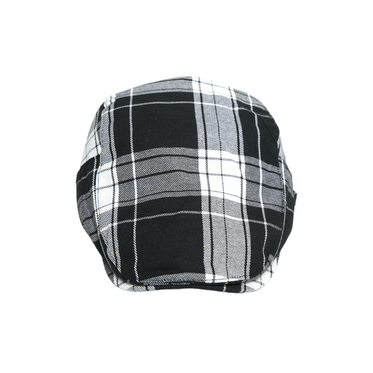 Chokore Classic Checked Ivy Cap (Black)