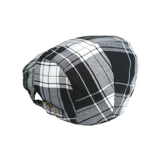 Chokore Classic Checked Ivy Cap (Black)