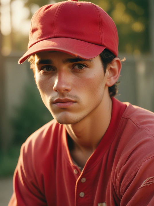 Chokore Blank Washed Baseball Cap (Orange)