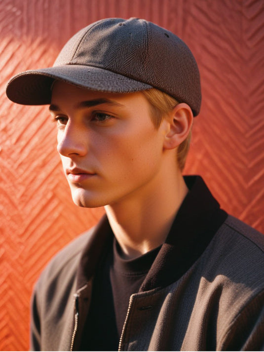 Chokore Autumn or Winter Baseball Cap with Ear Warmer (Gray)