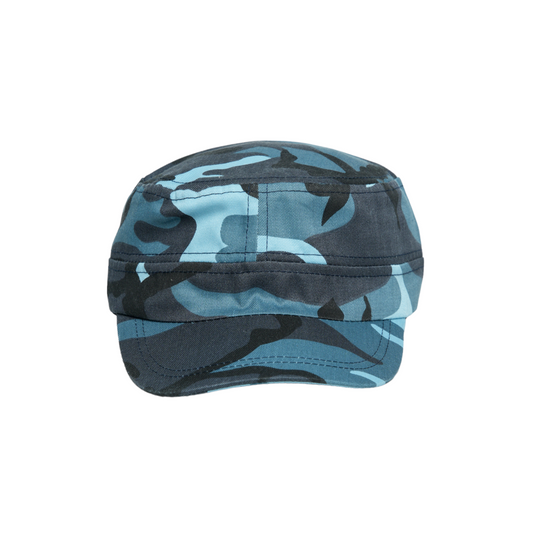 Chokore Camouflage Flat Top Cap (Blue)