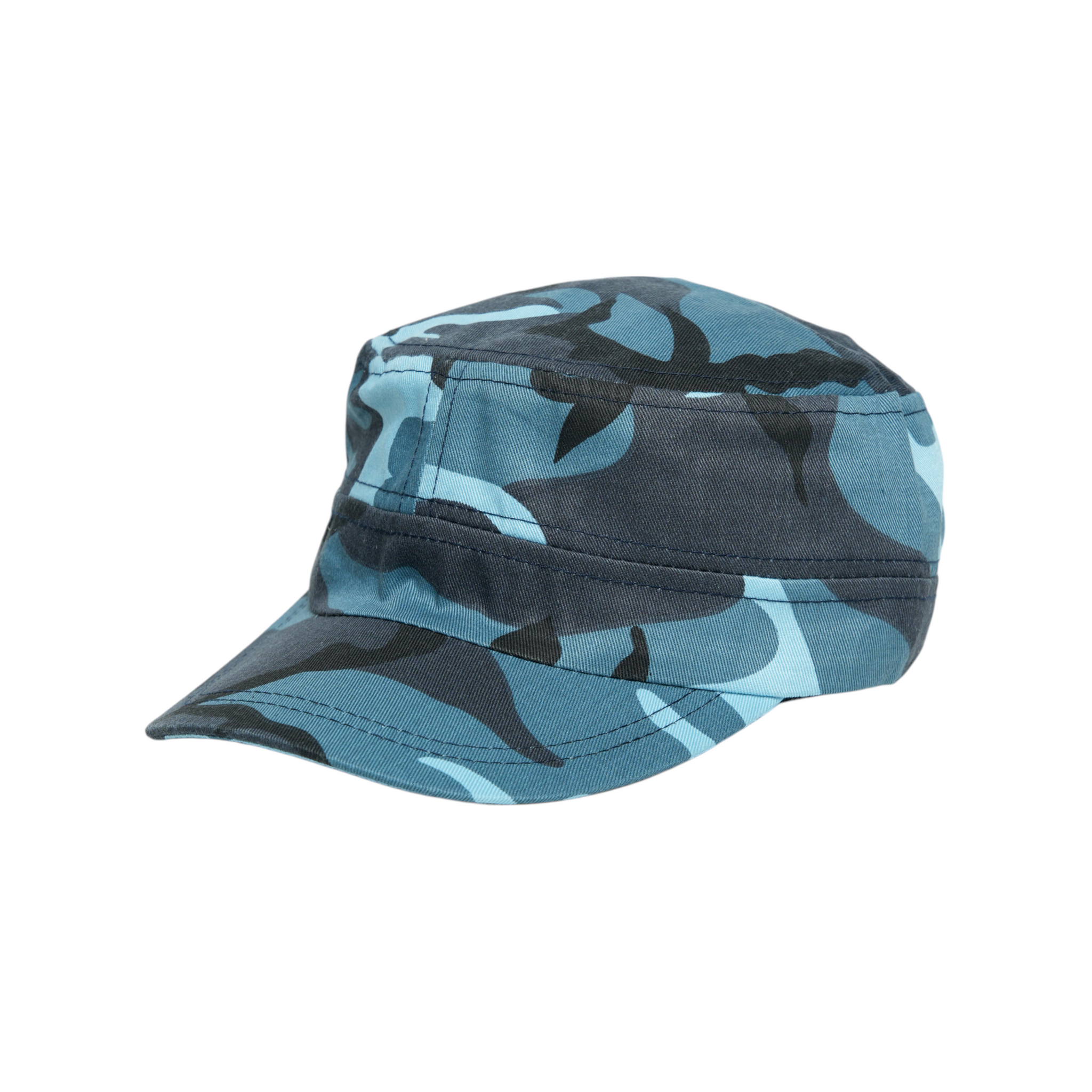 Chokore Camouflage Flat Top Cap (Blue)
