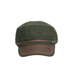 Chokore Chokore Faded Cotton Flat Top Cap (Gray) Chokore Breathable Flat Top Cap with Belt (Army Green)