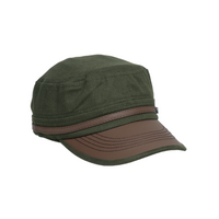 Chokore Chokore Breathable Flat Top Cap with Belt (Army Green)