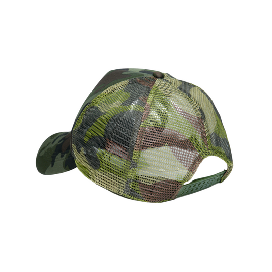 Chokore Camouflage Breathable Mesh Cap (Green)
