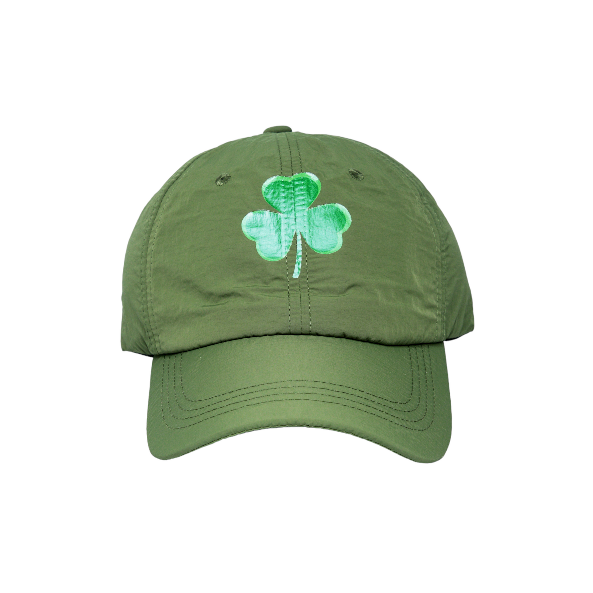 Chokore Three-Leaf Clover Baseball Cap (Army Green)