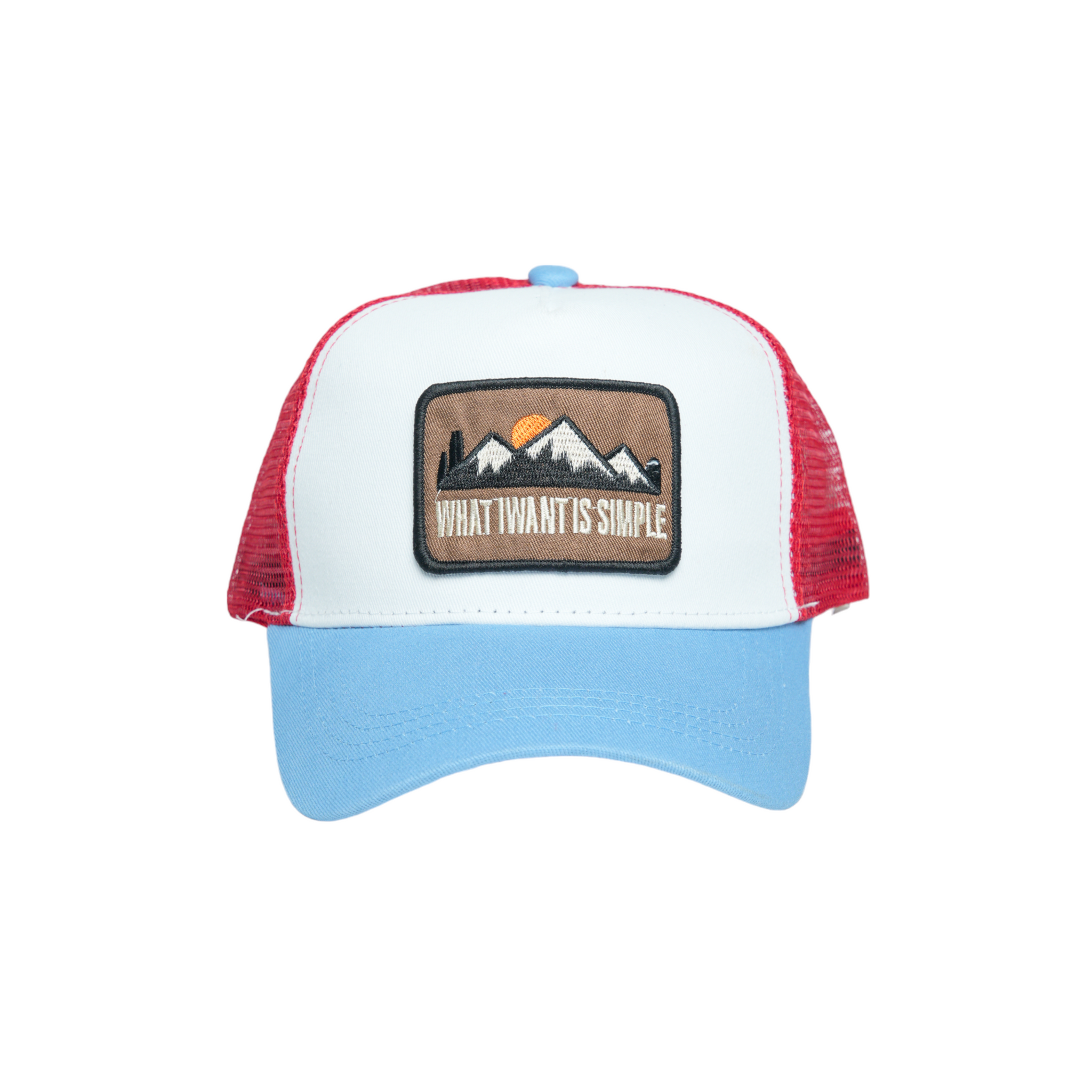 Chokore Peak Patch Baseball Cap (Blue & White)