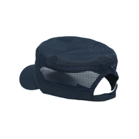Chokore Chokore Breathable Mesh Flat Top Cap (Navy Blue)