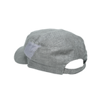 Chokore Chokore Linen Mesh Flat Top Cap (Gray) 