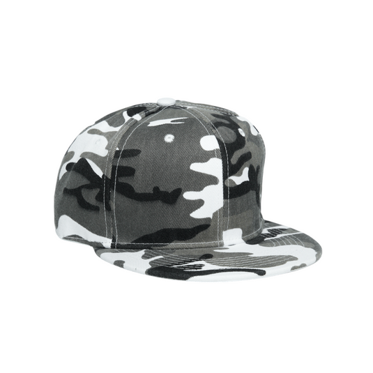 Chokore Camouflage Flat Brim Baseball Cap (Gray)