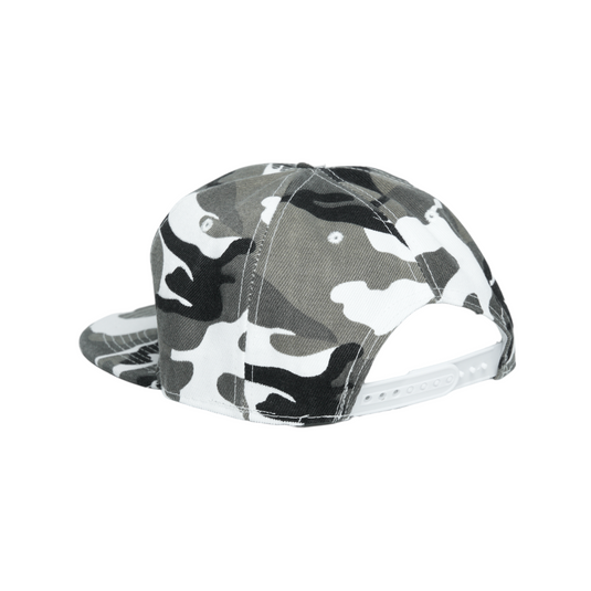 Chokore Camouflage Flat Brim Baseball Cap (Gray)