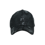 Chokore  Chokore Suede Camouflage Curved Brim Baseball Cap (Black)