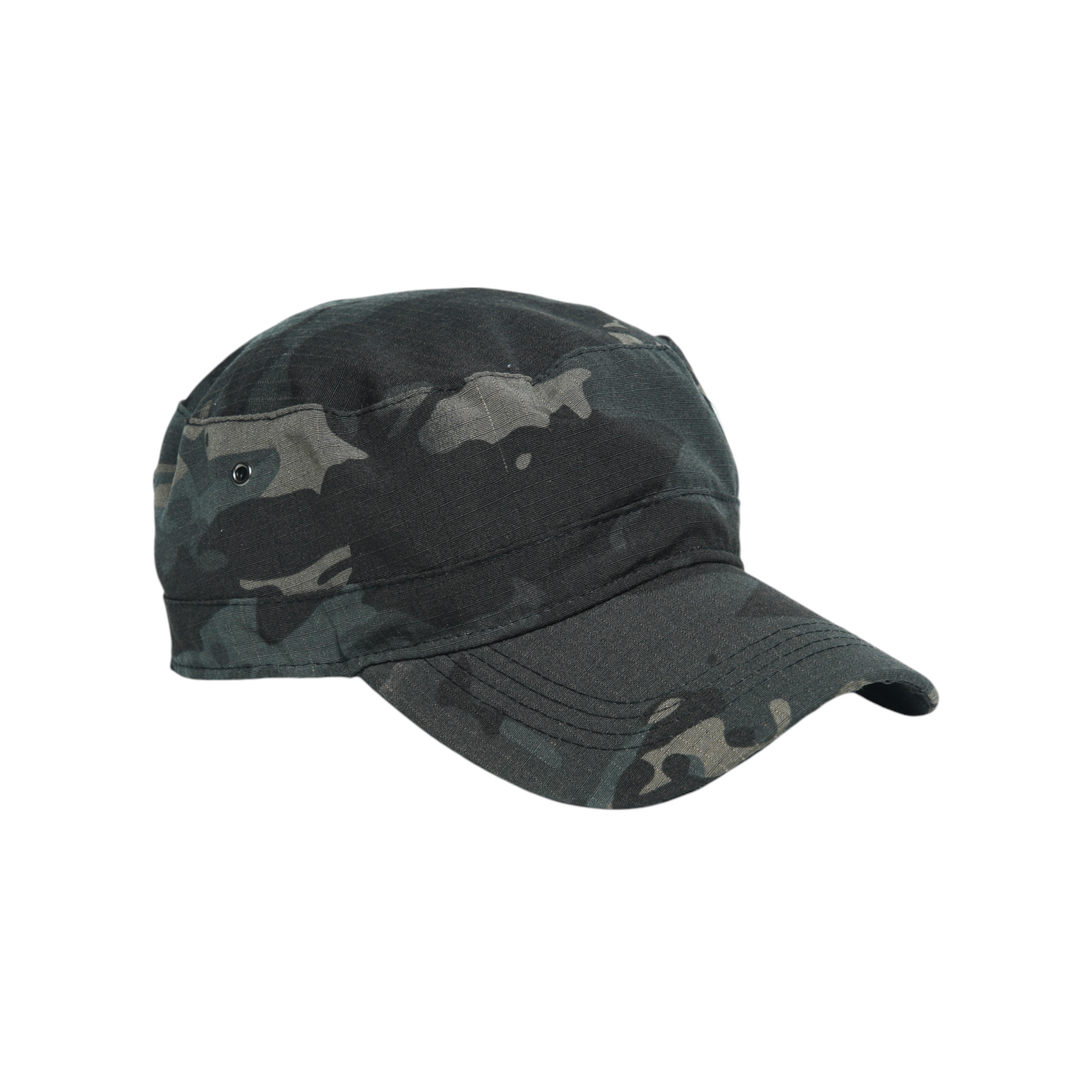 Chokore Camouflage Flat Top Cap (Black)