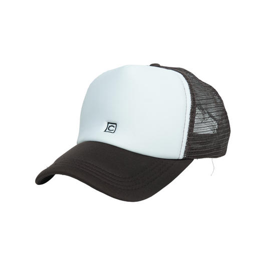 Chokore Mesh Baseball Cap with Soft Foam Front (Brown & White)
