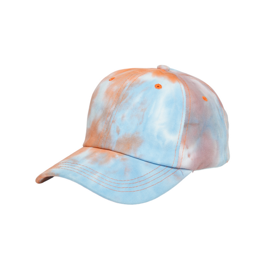 Chokore Chokore Pastel Tie-Dye Cotton Baseball Cap (Orange) 