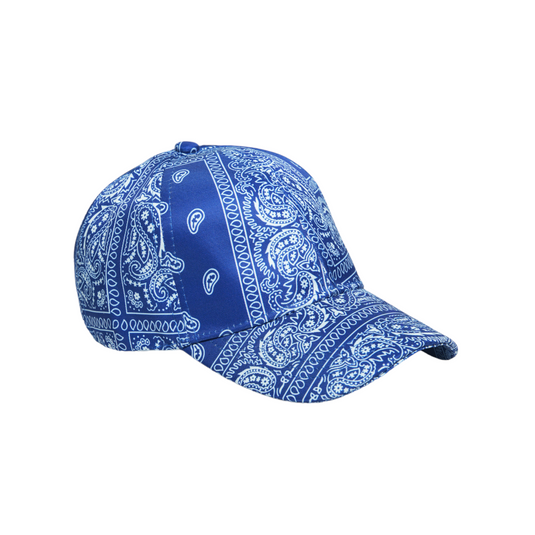 Chokore Chokore Paisley Print Baseball Cap (Navy Blue) 