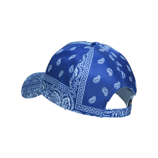 Chokore Chokore Paisley Print Baseball Cap (Navy Blue) 