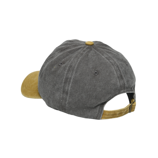 Chokore Washed Denim Baseball Cap in Dual Tone (Brown)
