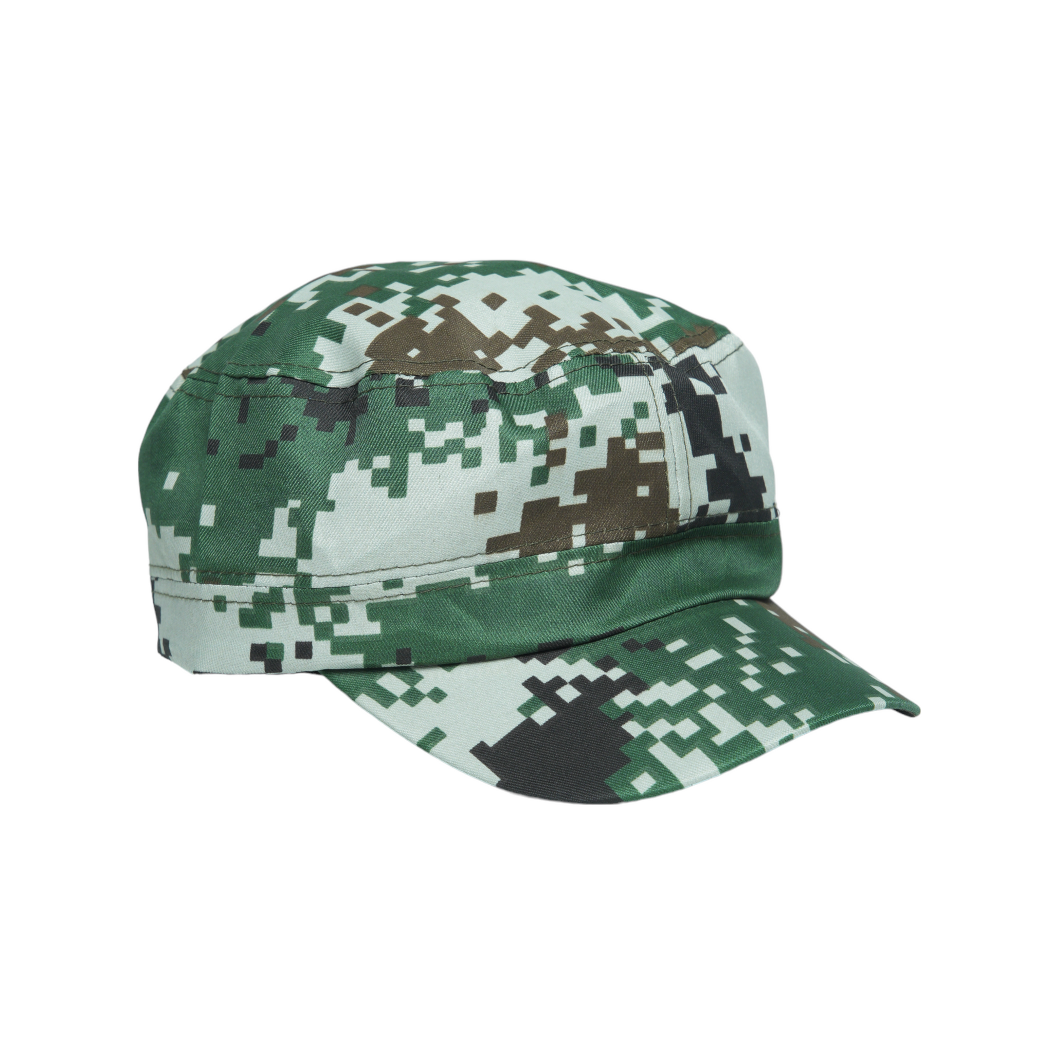 Chokore Flat Top Camouflage Cap (Green)