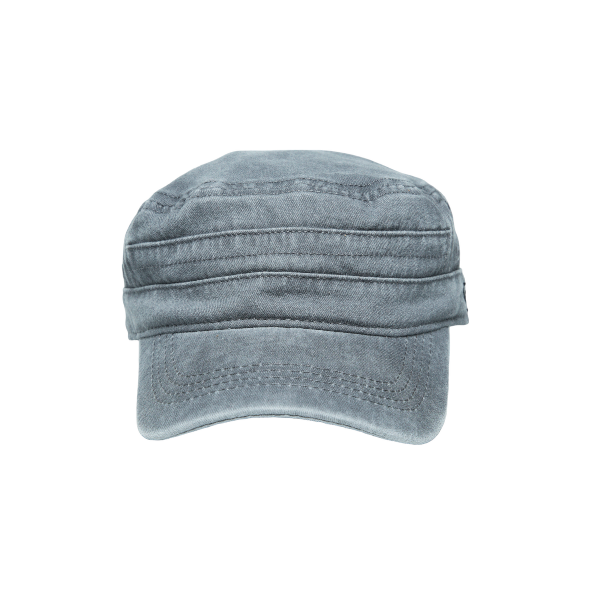 Chokore Faded Cotton Flat Top Cap (Gray)